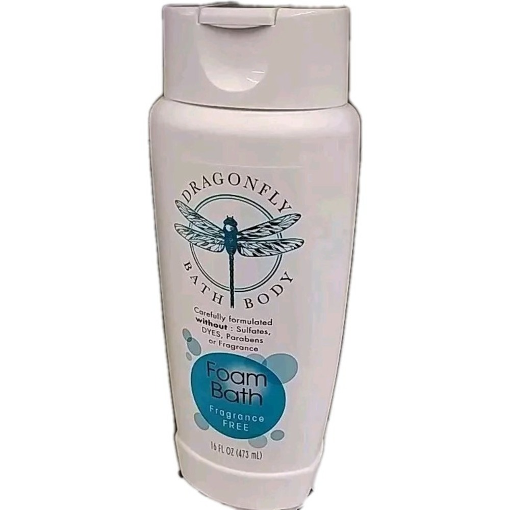 Dragonfly Bath Body Foam Bath Fragrance Free Bubble -Dye, Sulfate & Paraben Free
